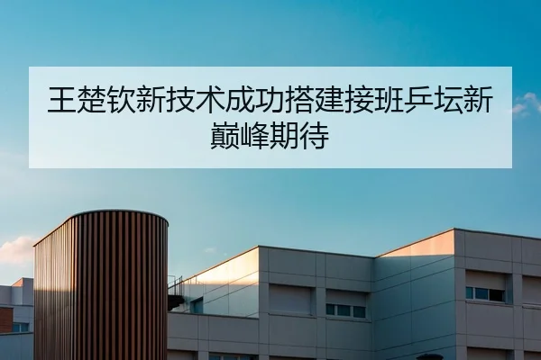 王楚钦新技术成功搭建接班乒坛新巅峰期待